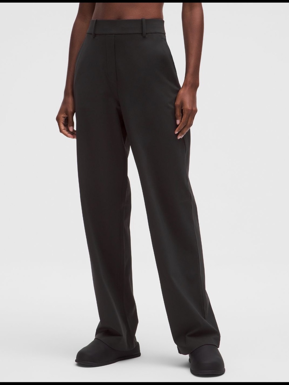 Black straight Leg Trousers
